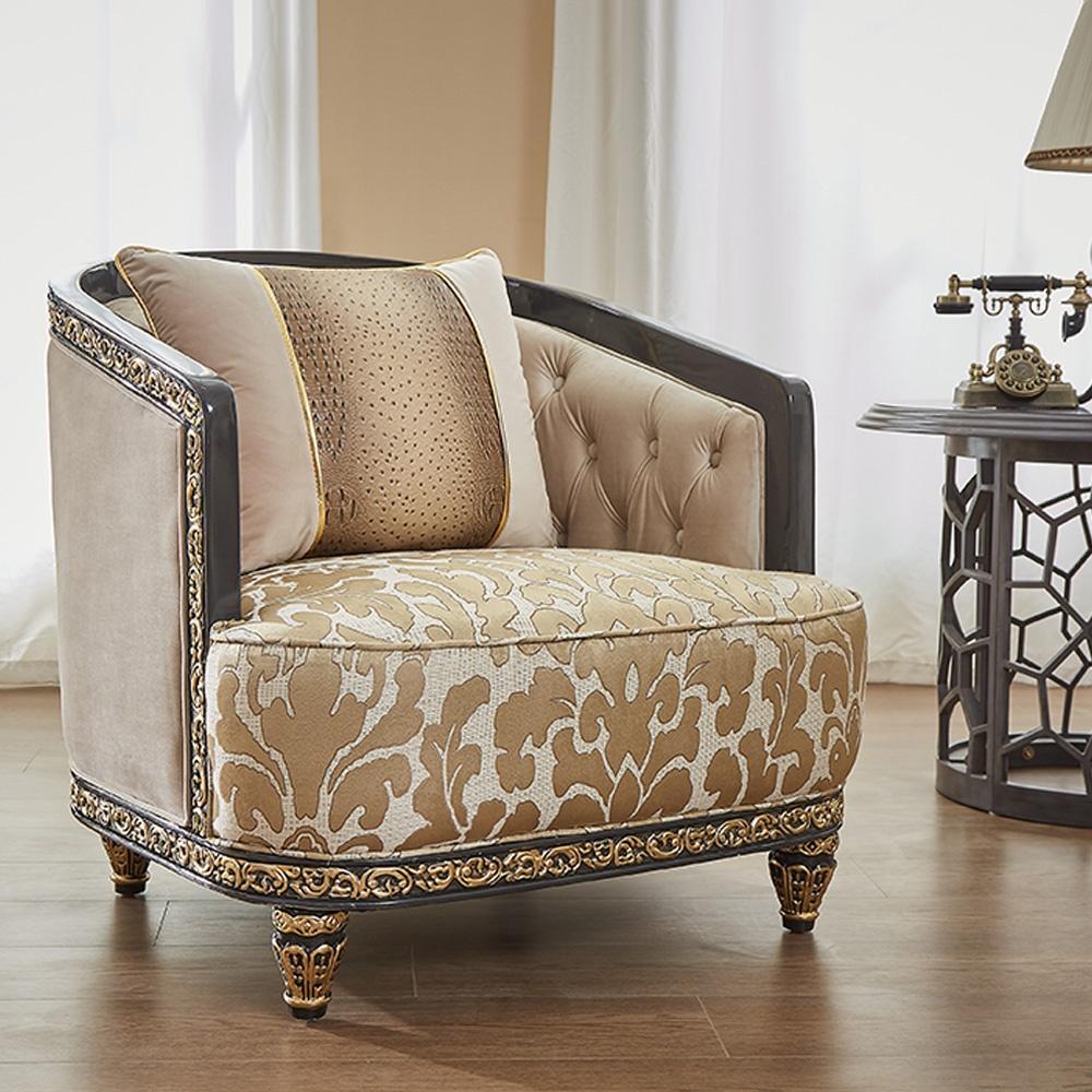 

                    
Buy Antique Gold Finish Sofa Set 3Pcs Traditional Homey Design HD-9011
