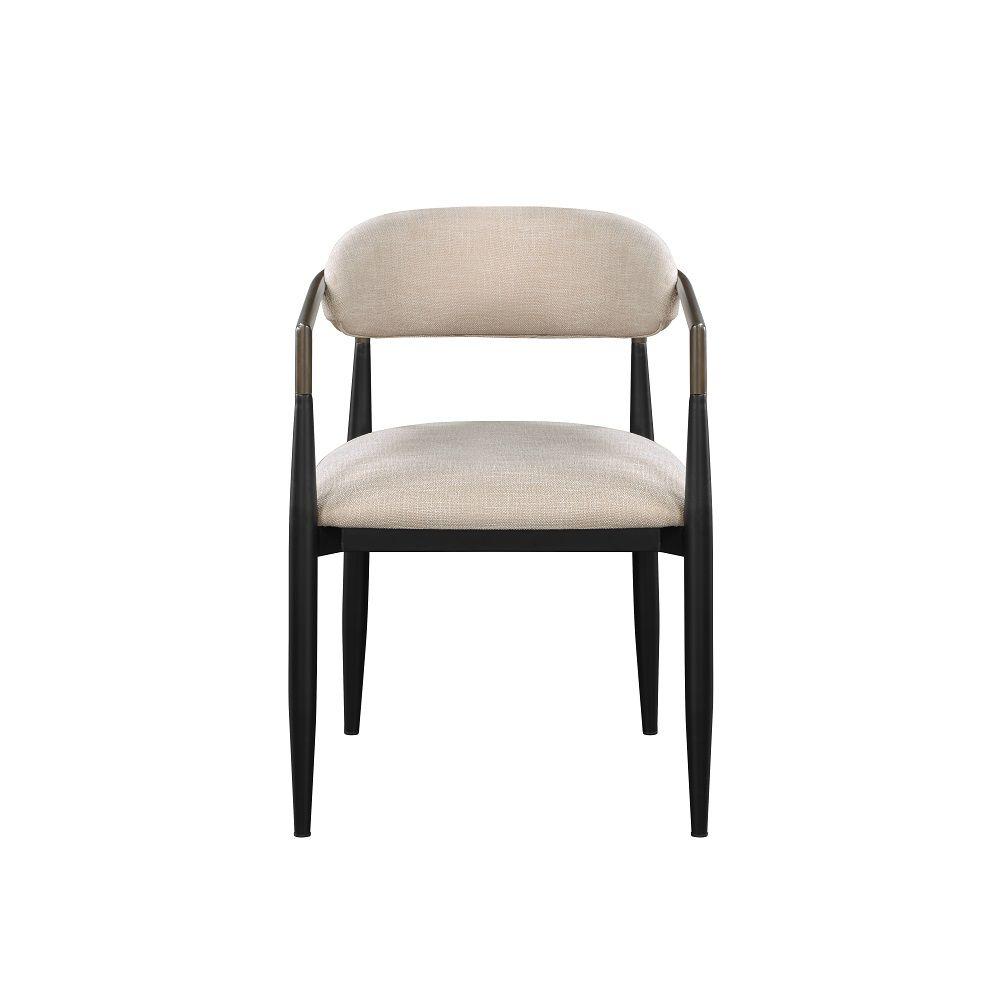

                    
Acme Furniture Jaramillo Side Chair Set 2PCS DN02142-2PCS Side Chair Set Black/Beige Fabric Purchase 
