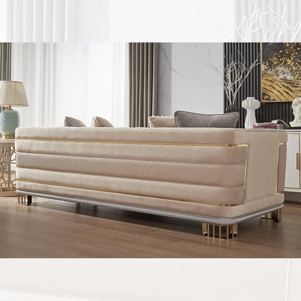 

    
Homey Design Furniture HD-9005 Sofa Set Gold/Beige HD-9005-SET3

