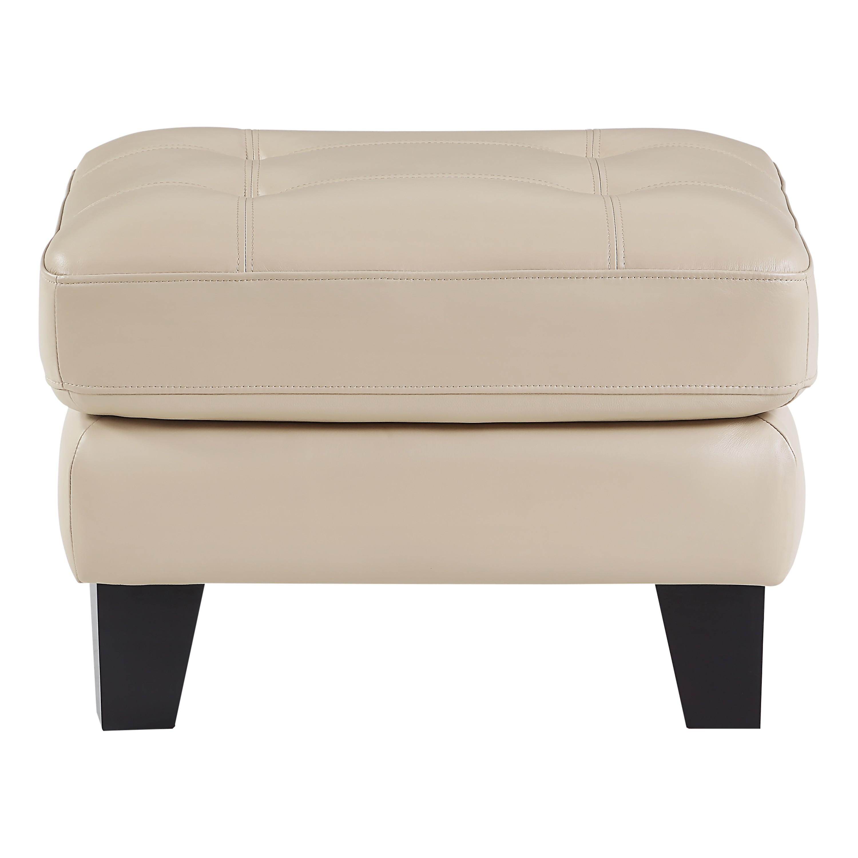 Modern Ottoman 9460BE-4 Spivey 9460BE-4 in Beige Leather
