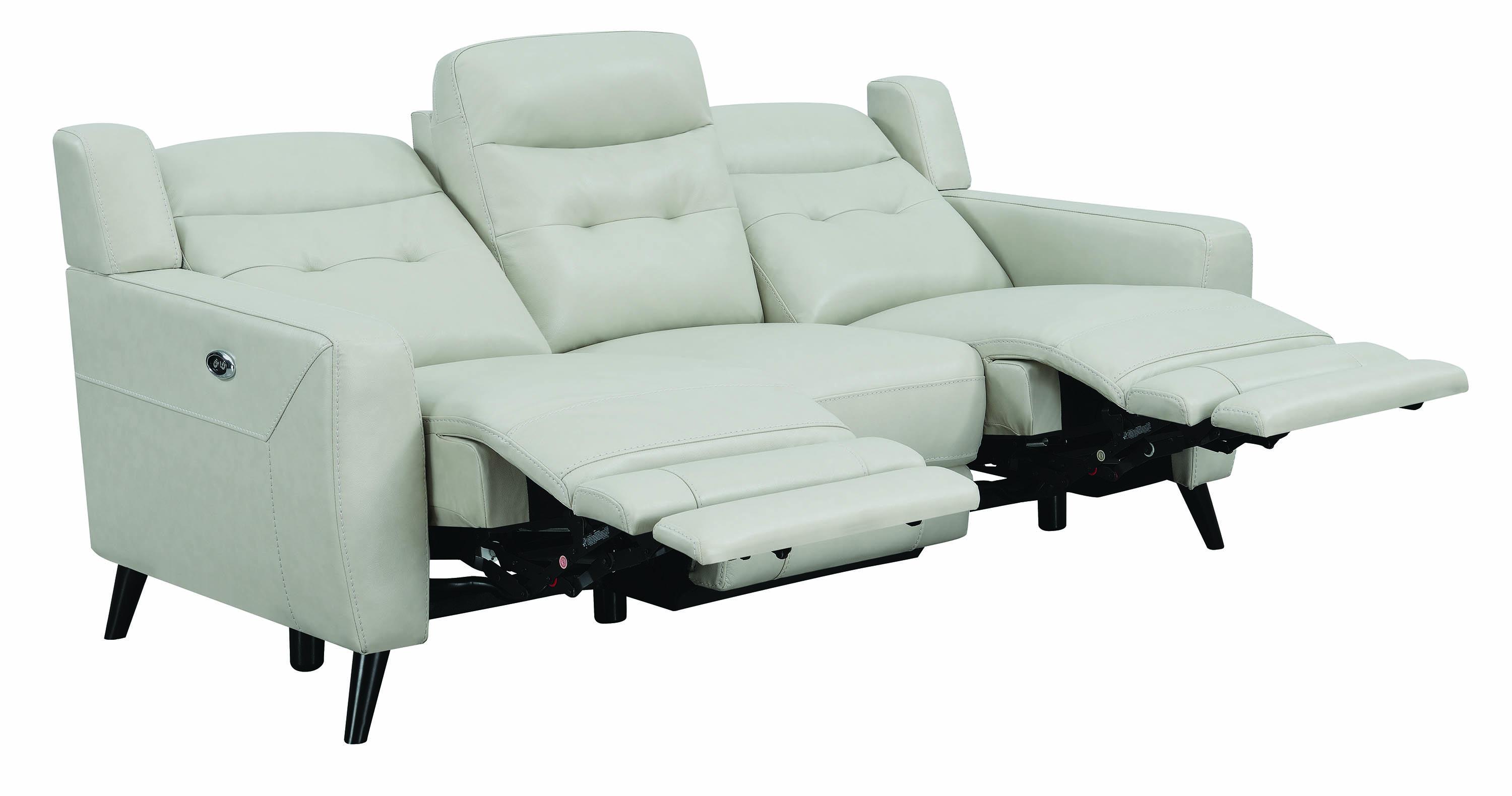 

        
021032459048Modern Beige Leather Upholstery Power sofa Lantana by Coaster
