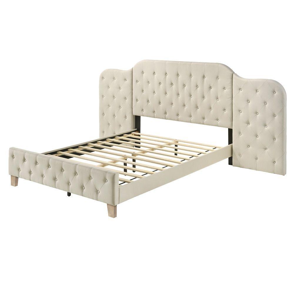 

    
Acme Furniture Ranallo King Wall Bed BD01777EK-EK Eastern King Bed Natural/Beige BD01777EK-EK
