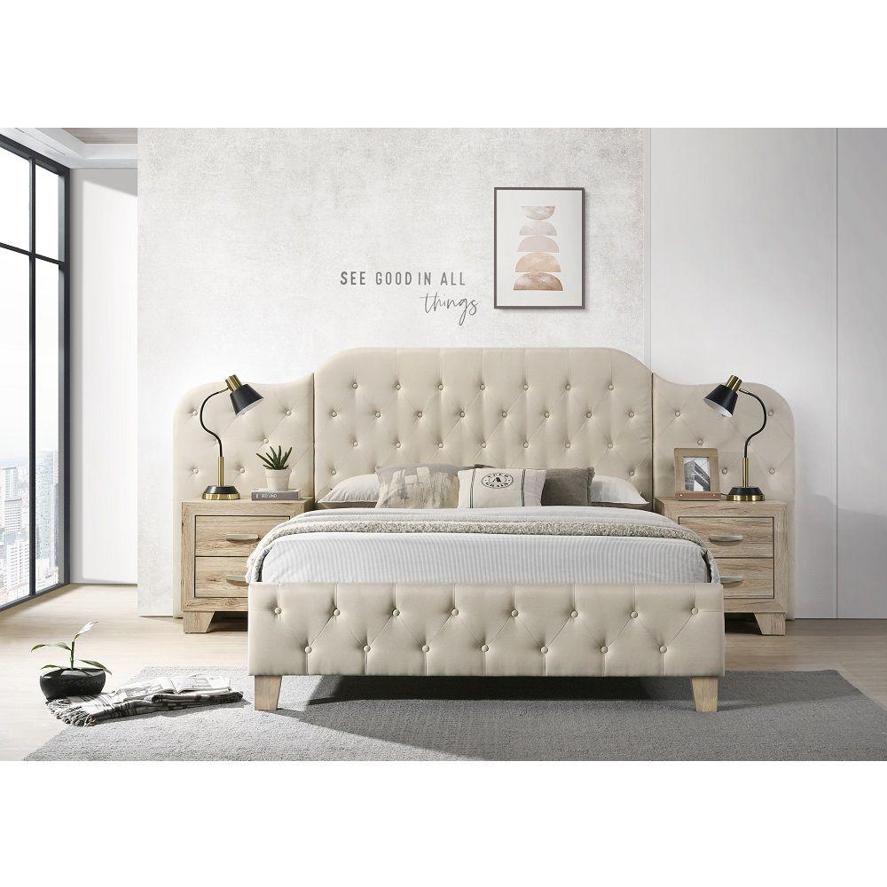 Acme Furniture Ranallo/Miquell Platform Bedroom Set 5PCS BD01777EK-EK-6PCS Platform Bedroom Set
