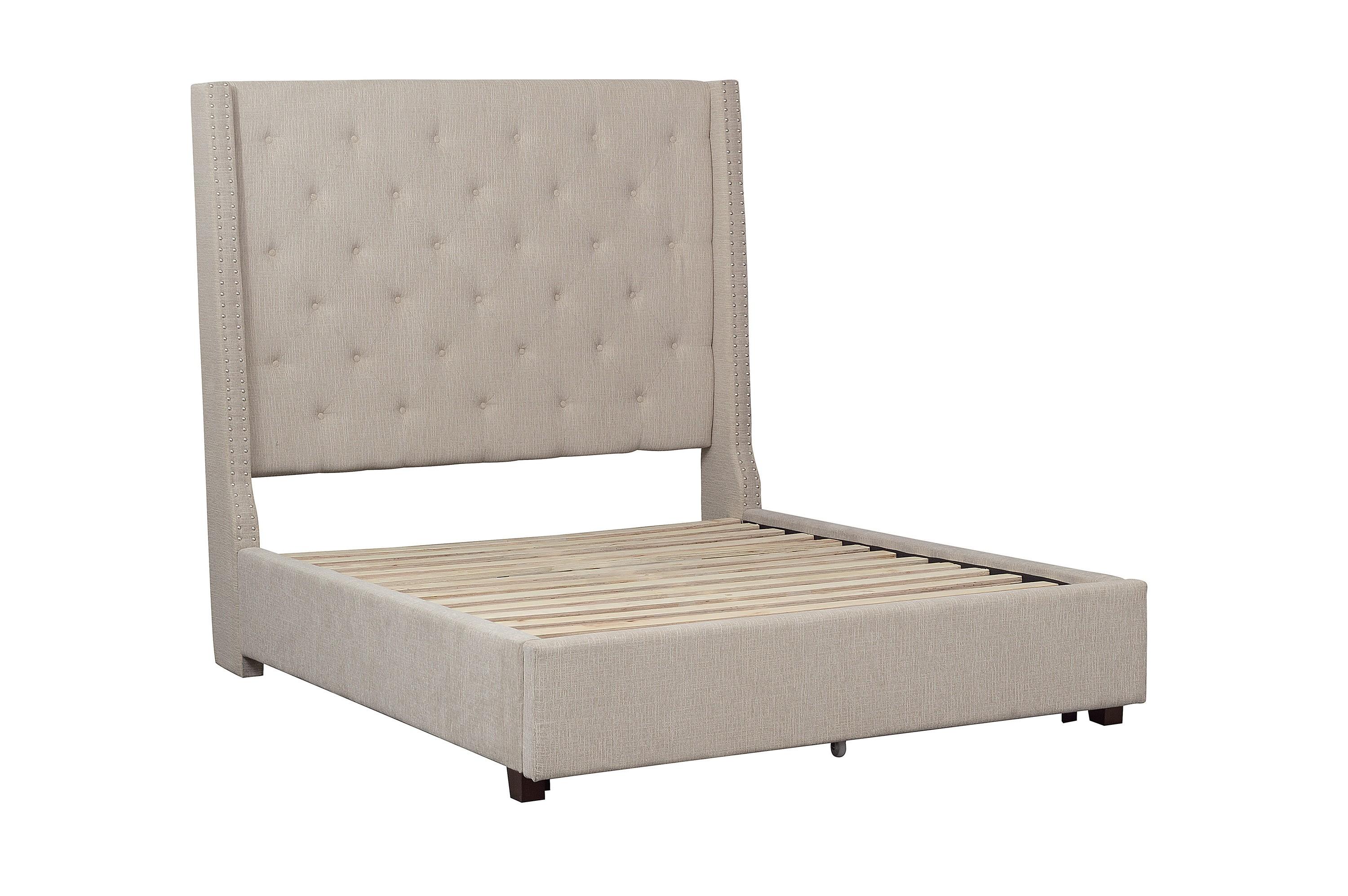 

    
Modern Beige Solid Wood CAL Bed Homelegance 5877KBE-1CK* Fairborn
