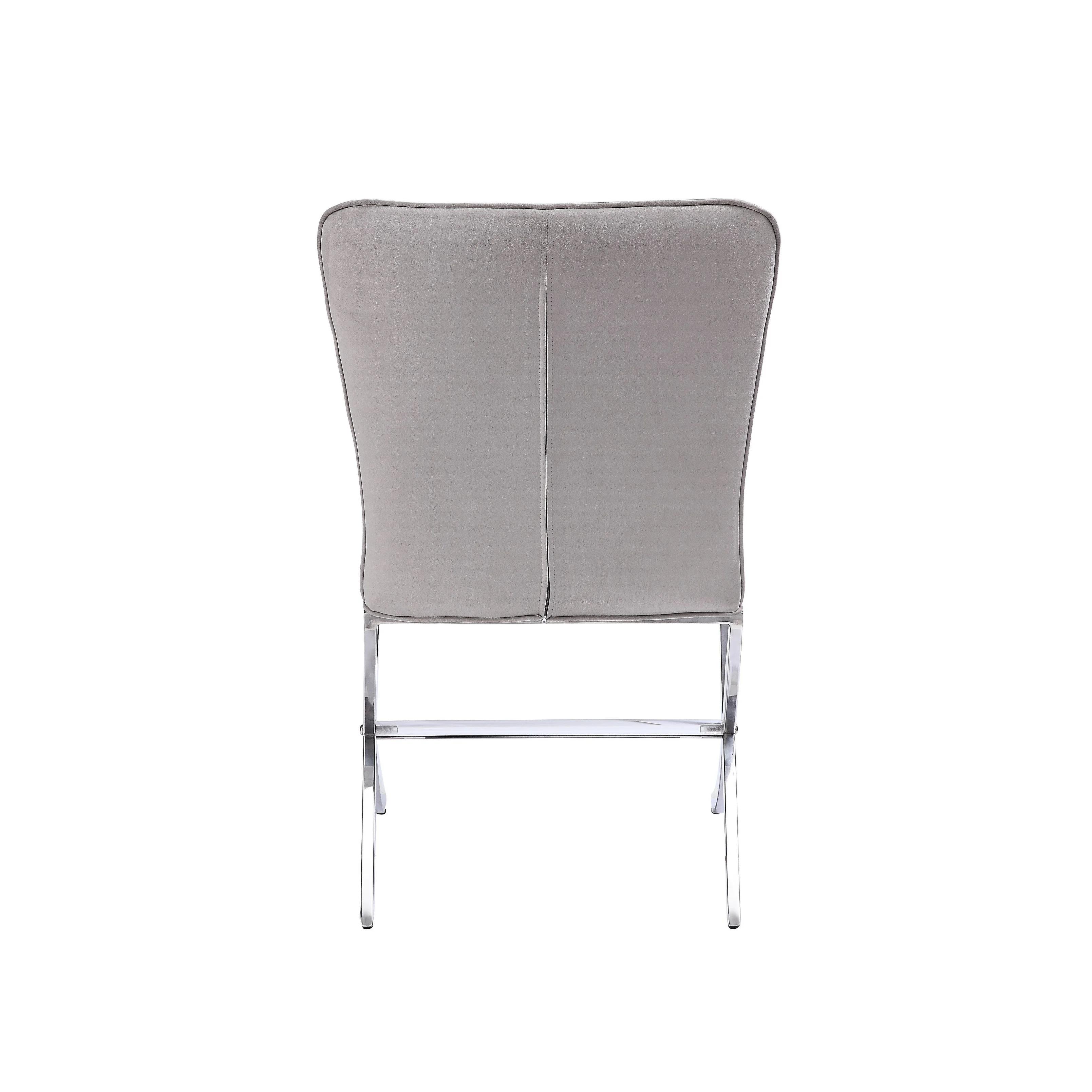 

                    
Acme Furniture Daire Side Chair Set Beige Velvet Purchase 
