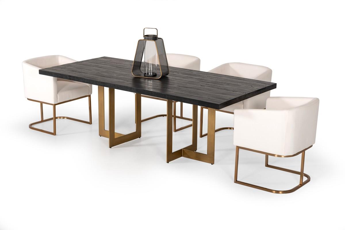 

    
Modern Black Acacia & Antique Brass Dining Table + 8 Chairs by VIG Modrest Cheryl
