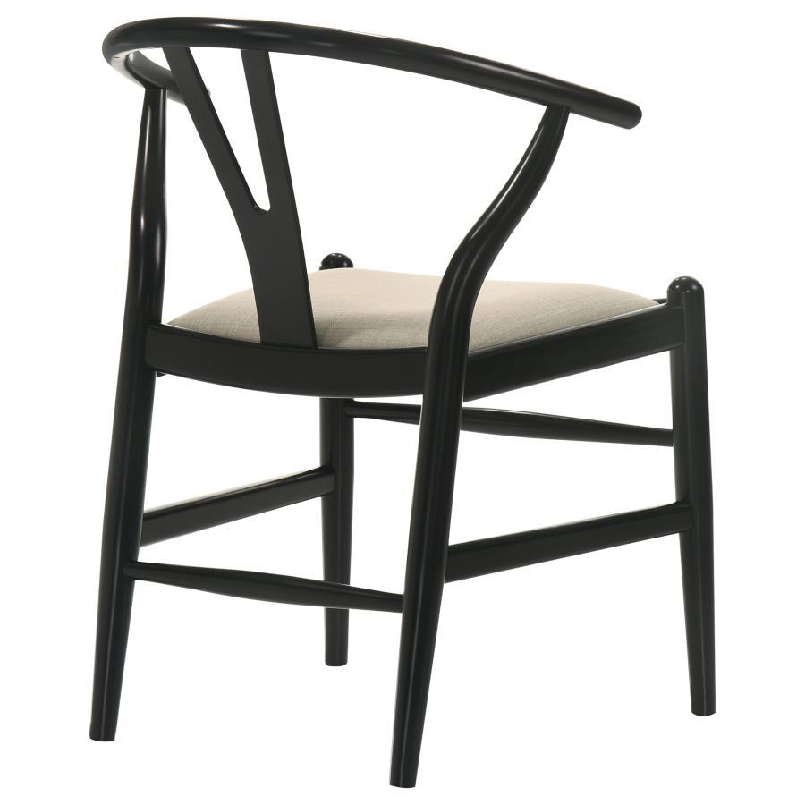 

                    
Buy Modern Black/Beige Wood Side Chair Set 2PCS Coaster Cortona 108482
