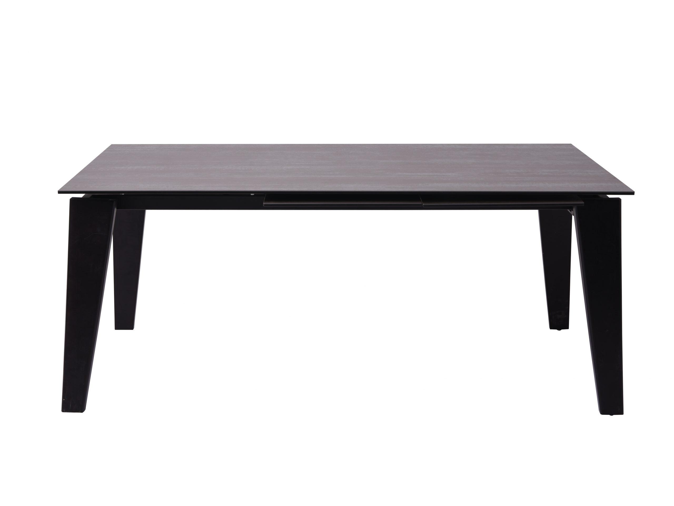 Modern Dining Table DT1718-BLK Theo DT1718-BLK in Black 