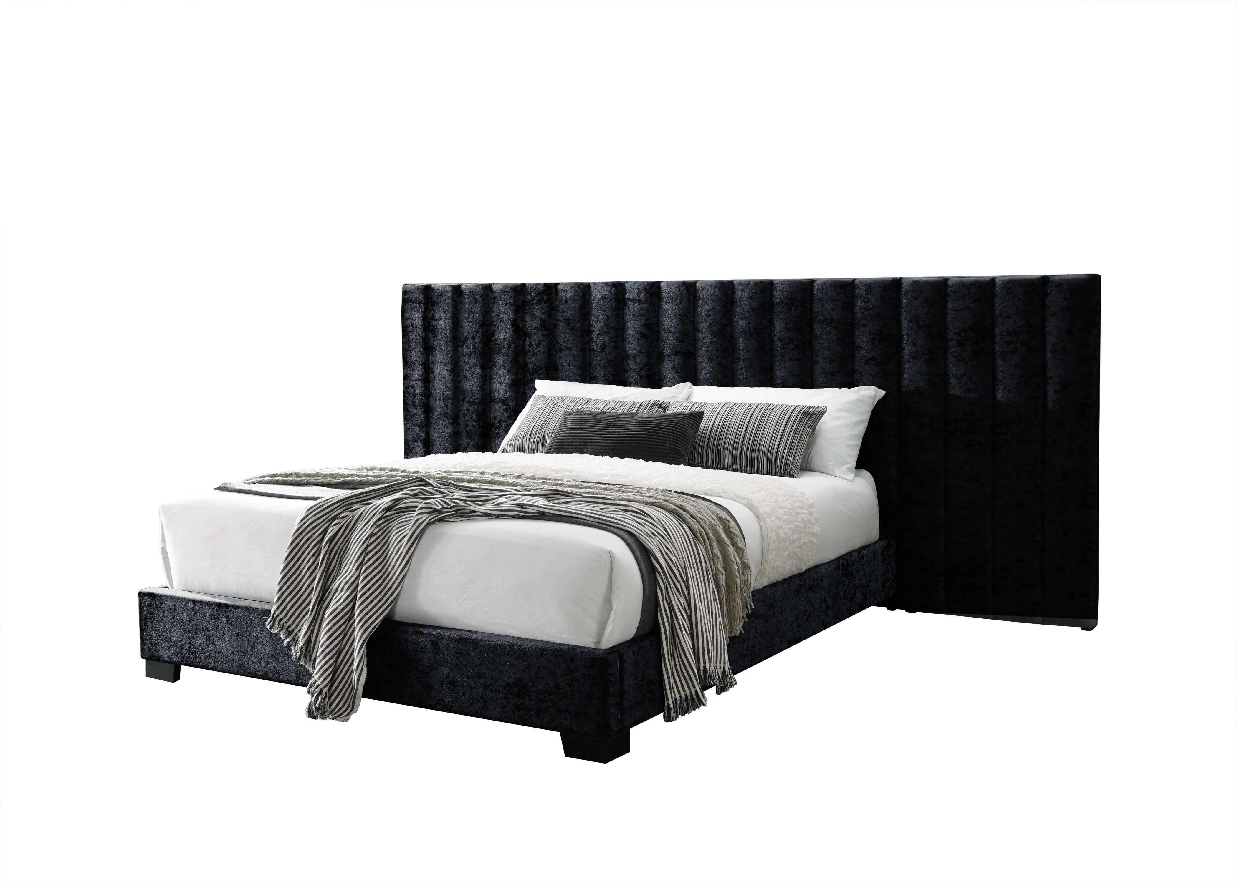 

    
Modern Black Eastern King 6pcs Bedroom Set by Acme Rivas 27757EK-5pcs

