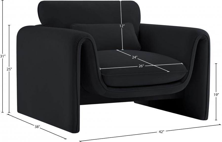 

    
199Black-C Meridian Furniture Chair

