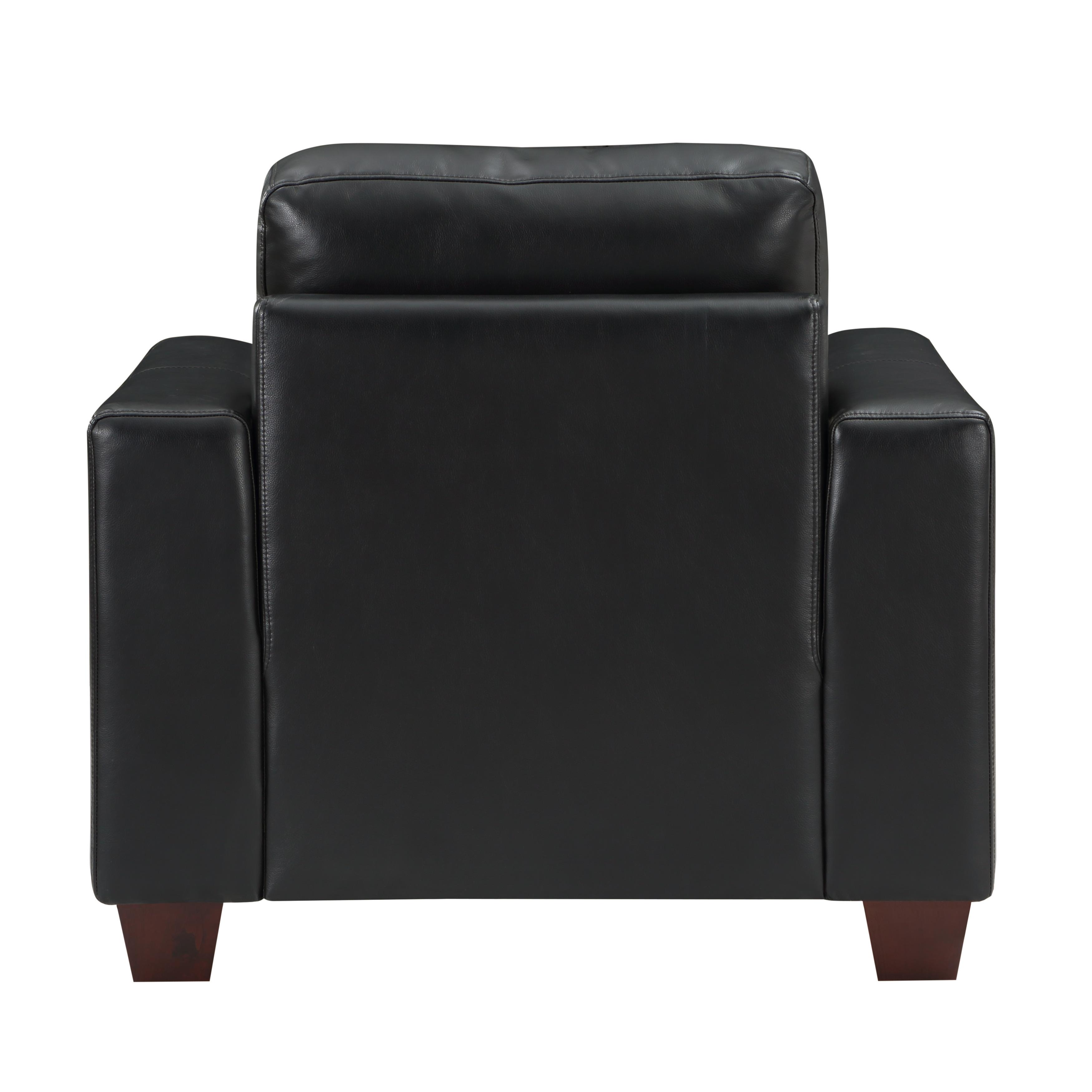 

                    
Homelegance 9309BK-1 Hinsall Arm Chair Black Faux Leather Purchase 
