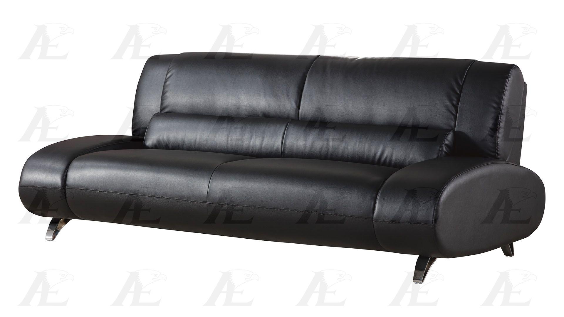 

    
American Eagle Furniture AE728-BK Sofa Set Black AE728-BK-Set-3
