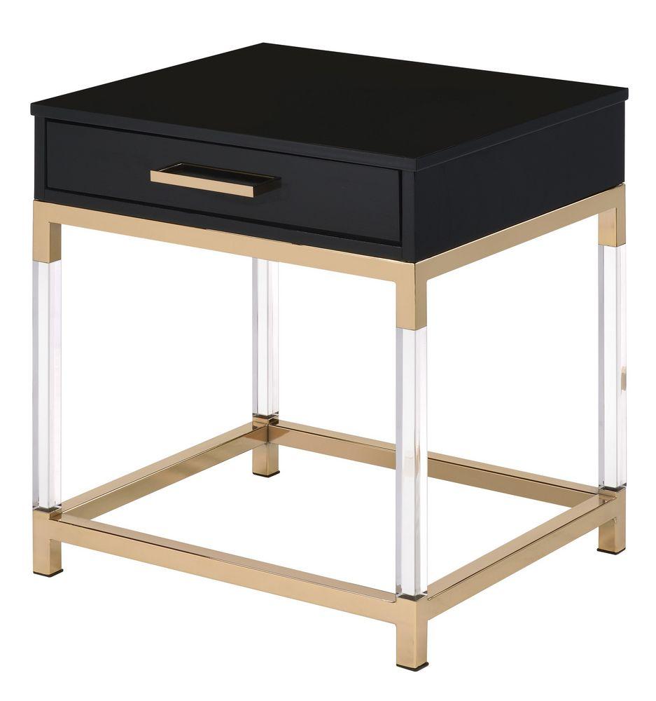 

    
82345-3pcs Modern Black & Gold Coffee Table + End Table + Console Table by Acme Adiel 82345-3pcs
