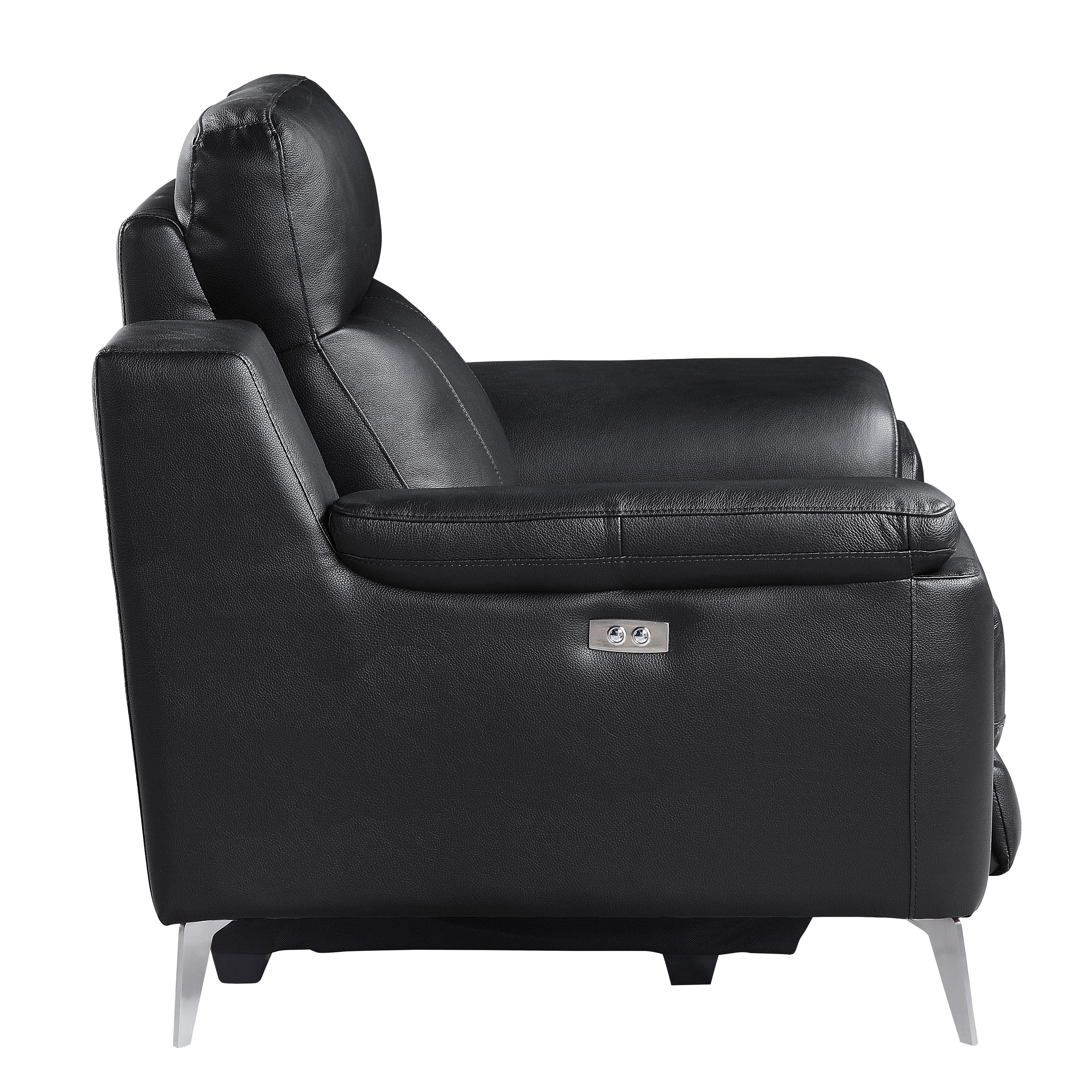 

                    
Homelegance 9360BLK-1PW Antonio Power Reclining Chair Black Leather Purchase 
