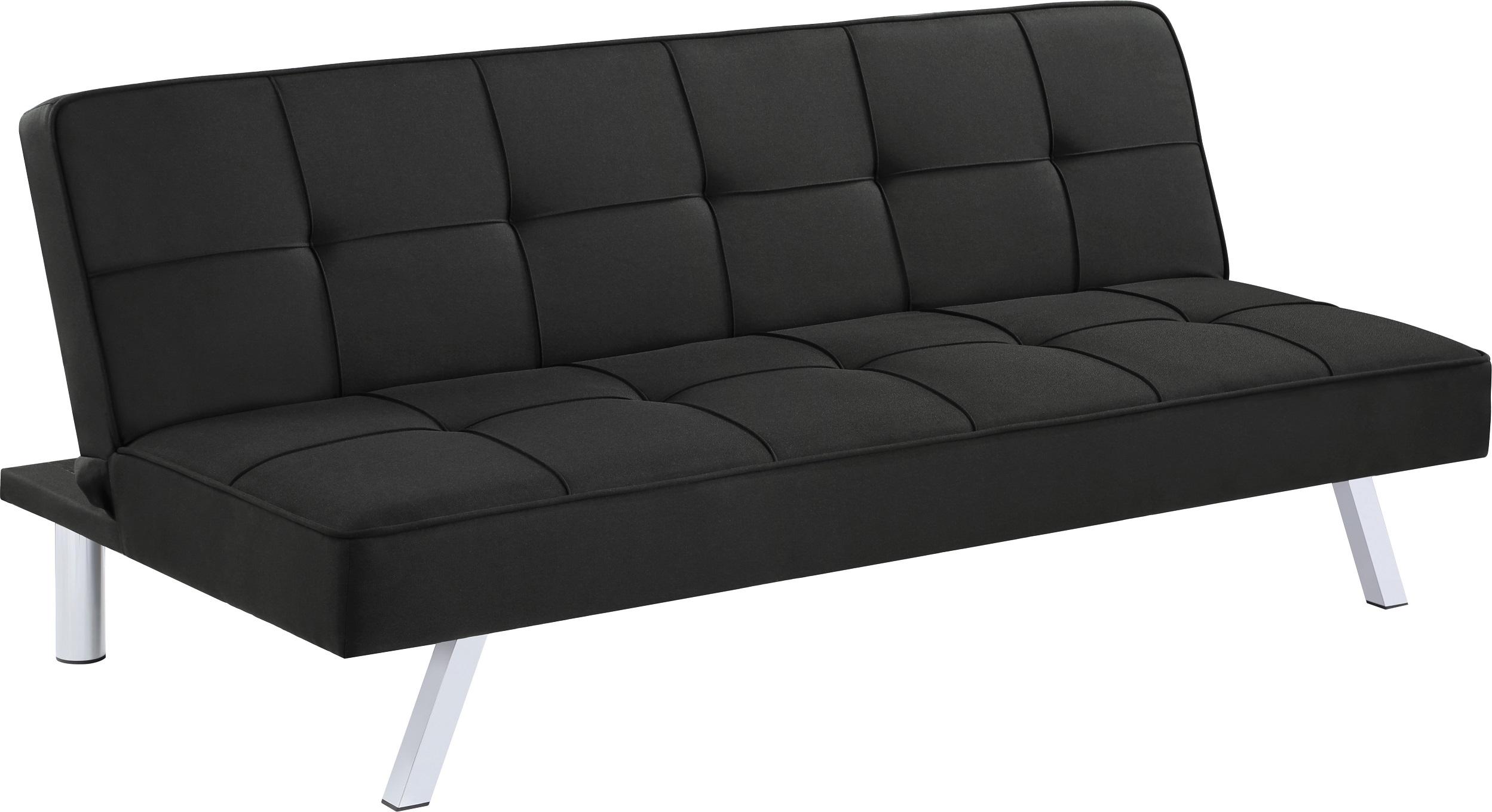 

    
Modern Black Linen-like Fabric Sofa Bed Coaster 360281 Joel
