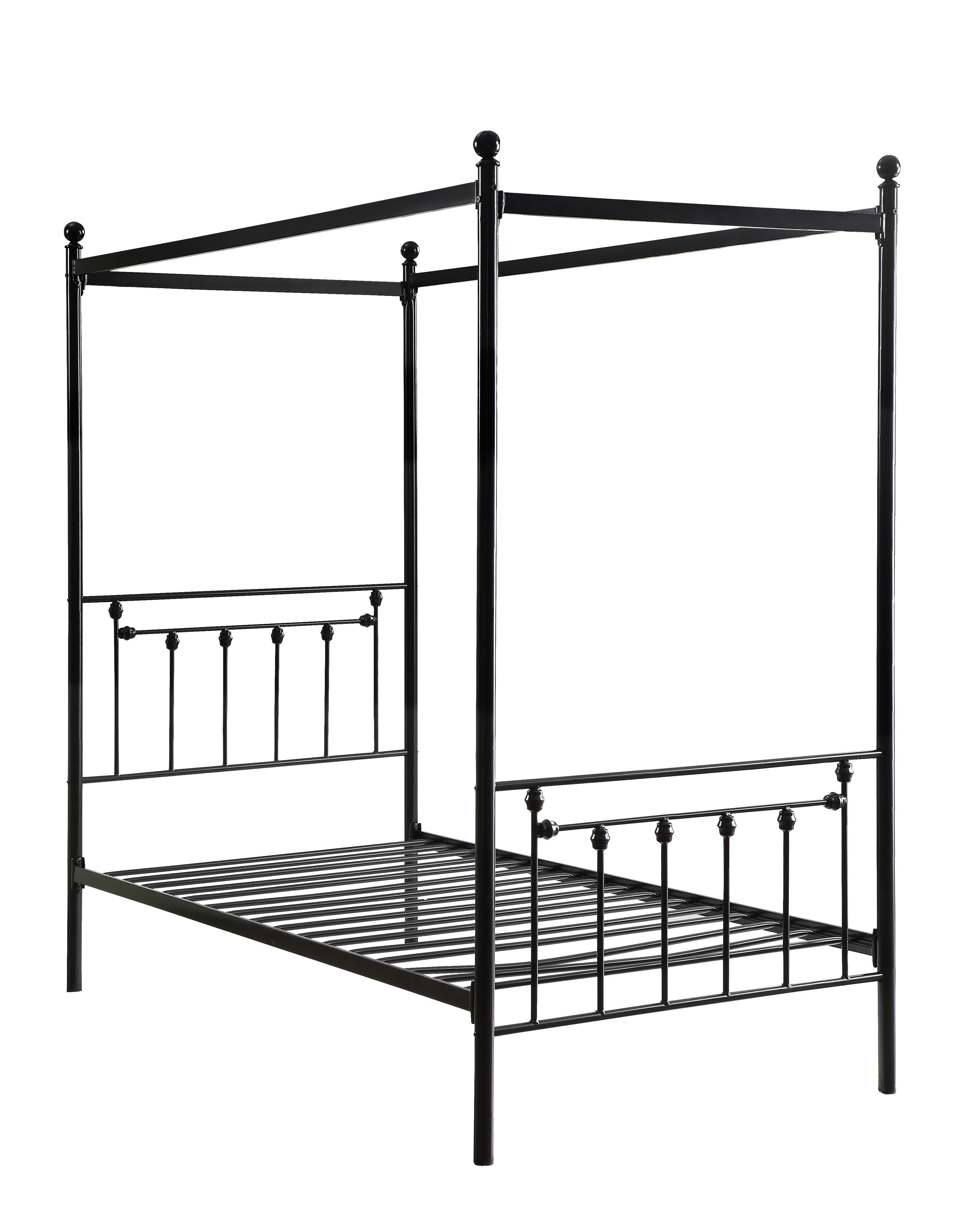 

    
Homelegance 1761T-1 Chelone Canopy Bed Black 1761T-1
