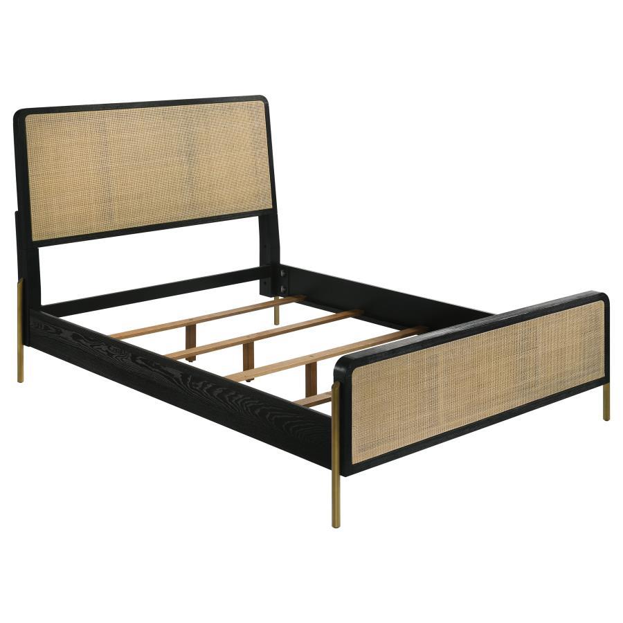 

        
Coaster Arini King Panel Bedroom Set 6PCS 224330KE-6PCS Panel Bedroom Set Gold/Black  51198948989989
