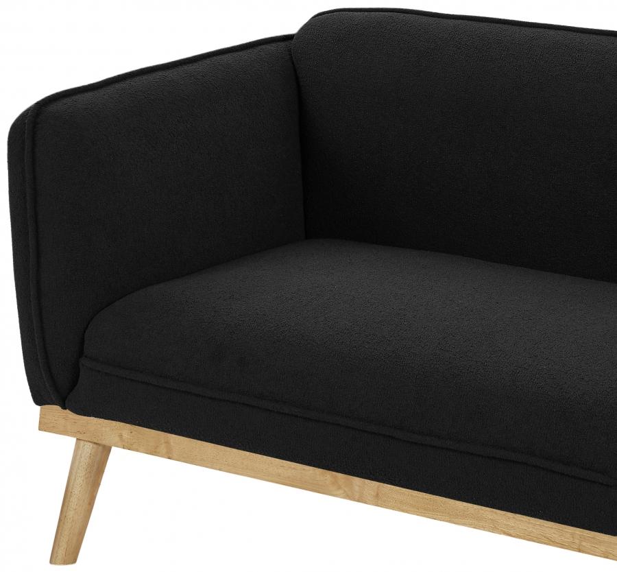 

    
 Shop  Modern Black Solid Wood Living Room Set 3PCS Meridian Furniture Nolita 159Black-S-3PCS
