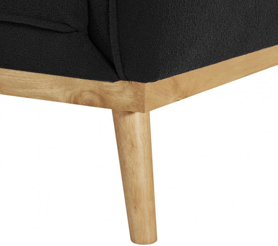 

    
157Black-L Modern Black Solid Wood Loveseat Meridian Furniture Nolita 159Black-L
