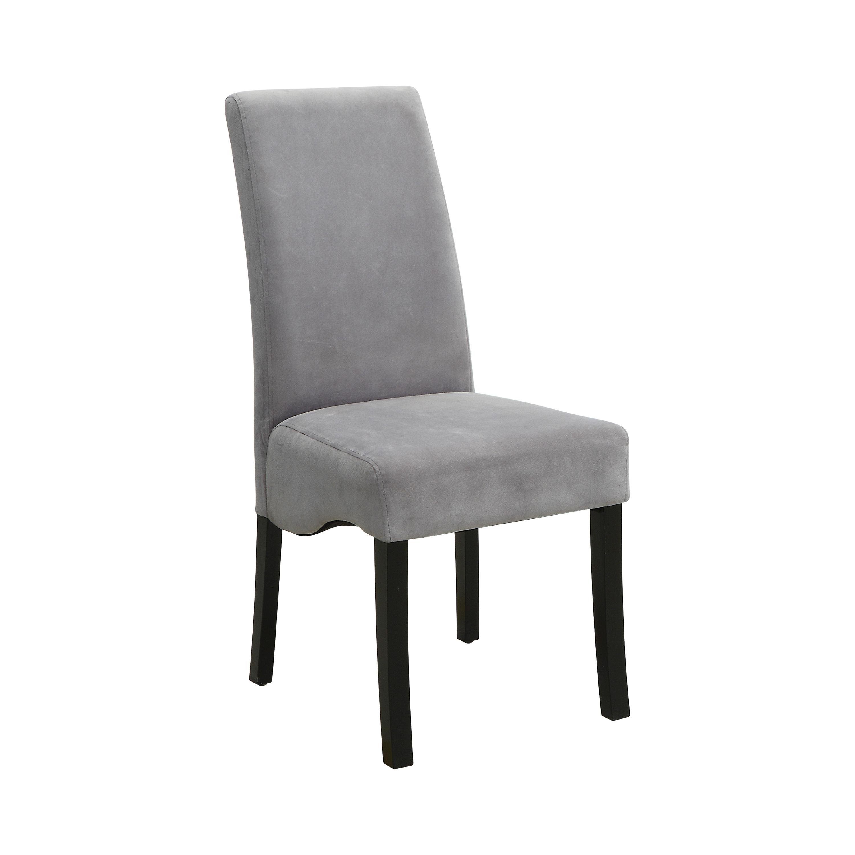 Modern Side Chair Set 102062 Stanton 102062 in Black Fabric