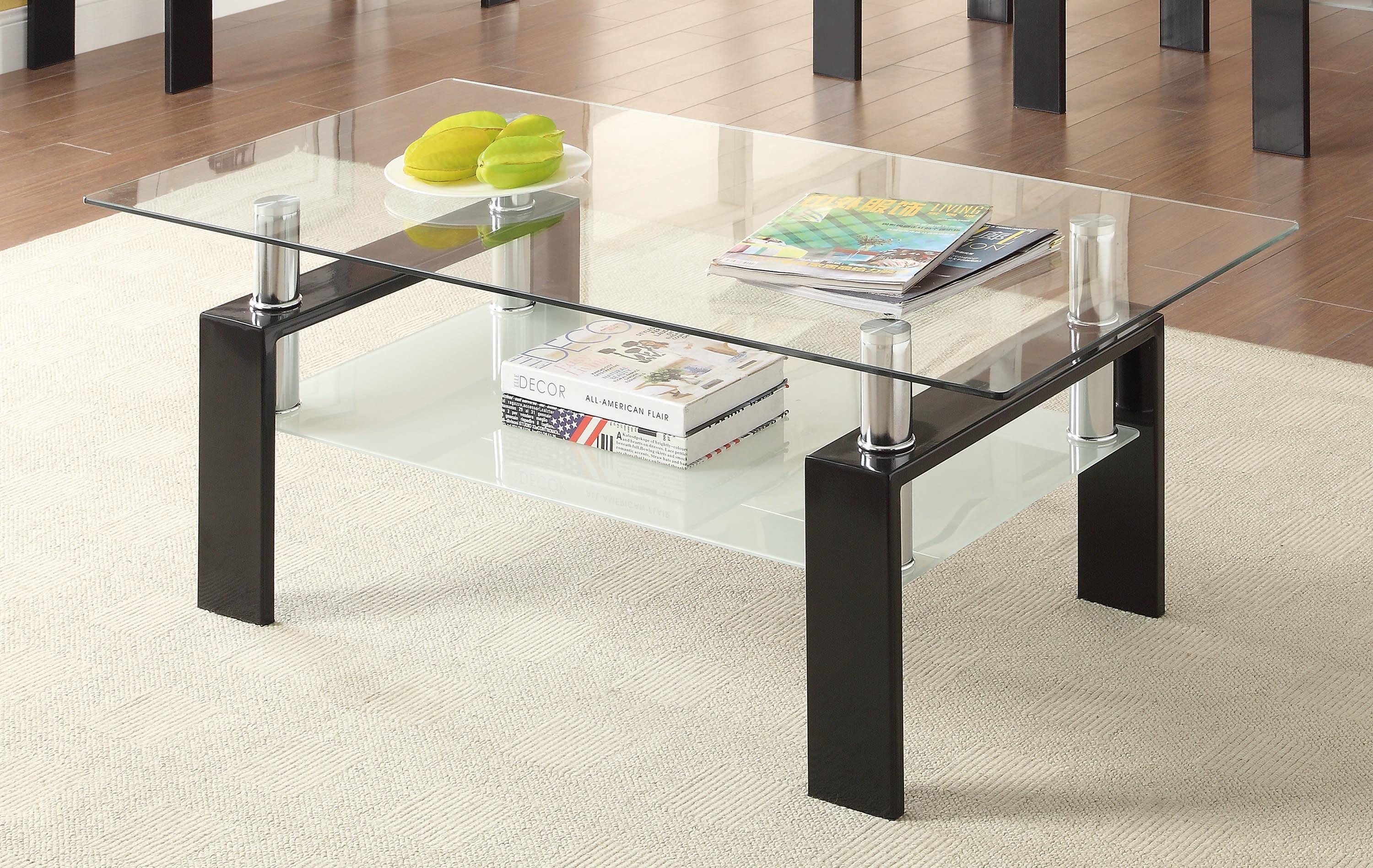 

                    
Coaster 702288-S3 Coffee Table Set Black  Purchase 
