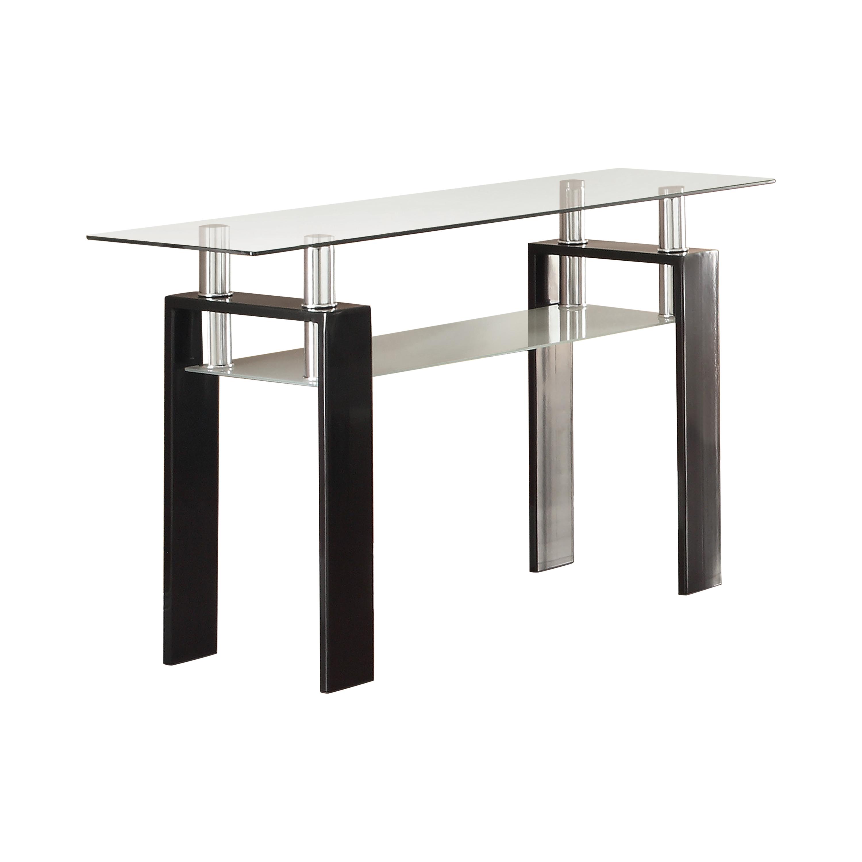 

    
Modern Black Tempered Glass Top Sofa Table Coaster 702289
