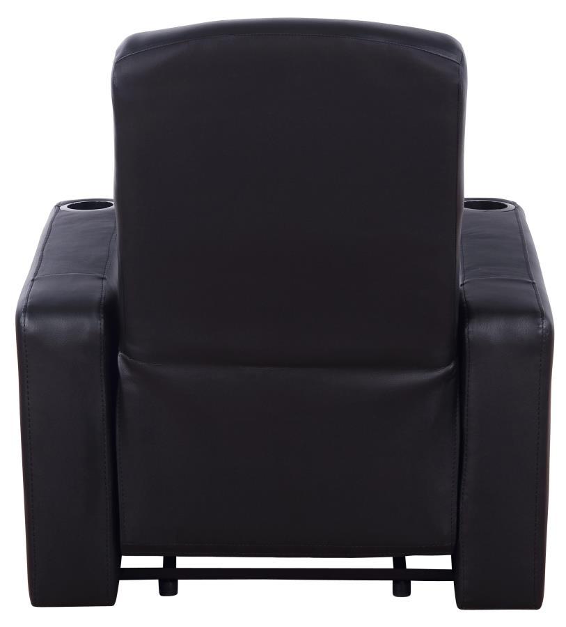 

    
600001-S3B Modern Black Top Grain Leather Match 3-Piece Home Theater Coaster 600001-S3B Cyrus
