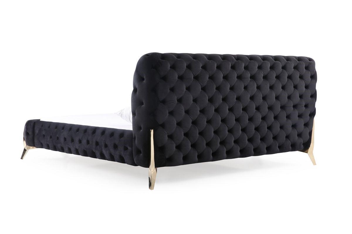 

    
VIG Furniture Legend Panel Bed Gold/Black VGVCBD8111-BLKGLD
