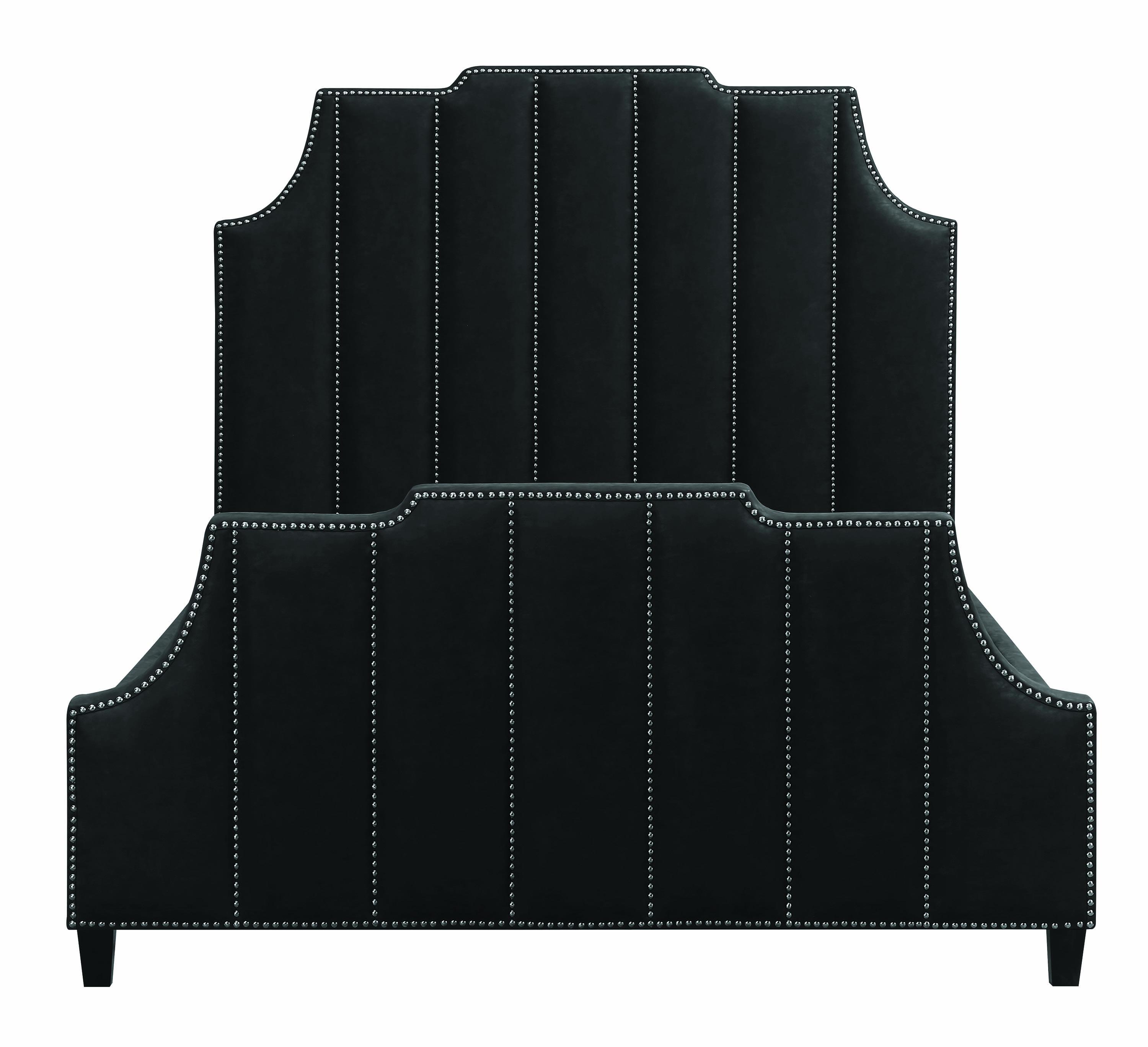 

    
Coaster Sinclair Platform Bed Black 301160KW
