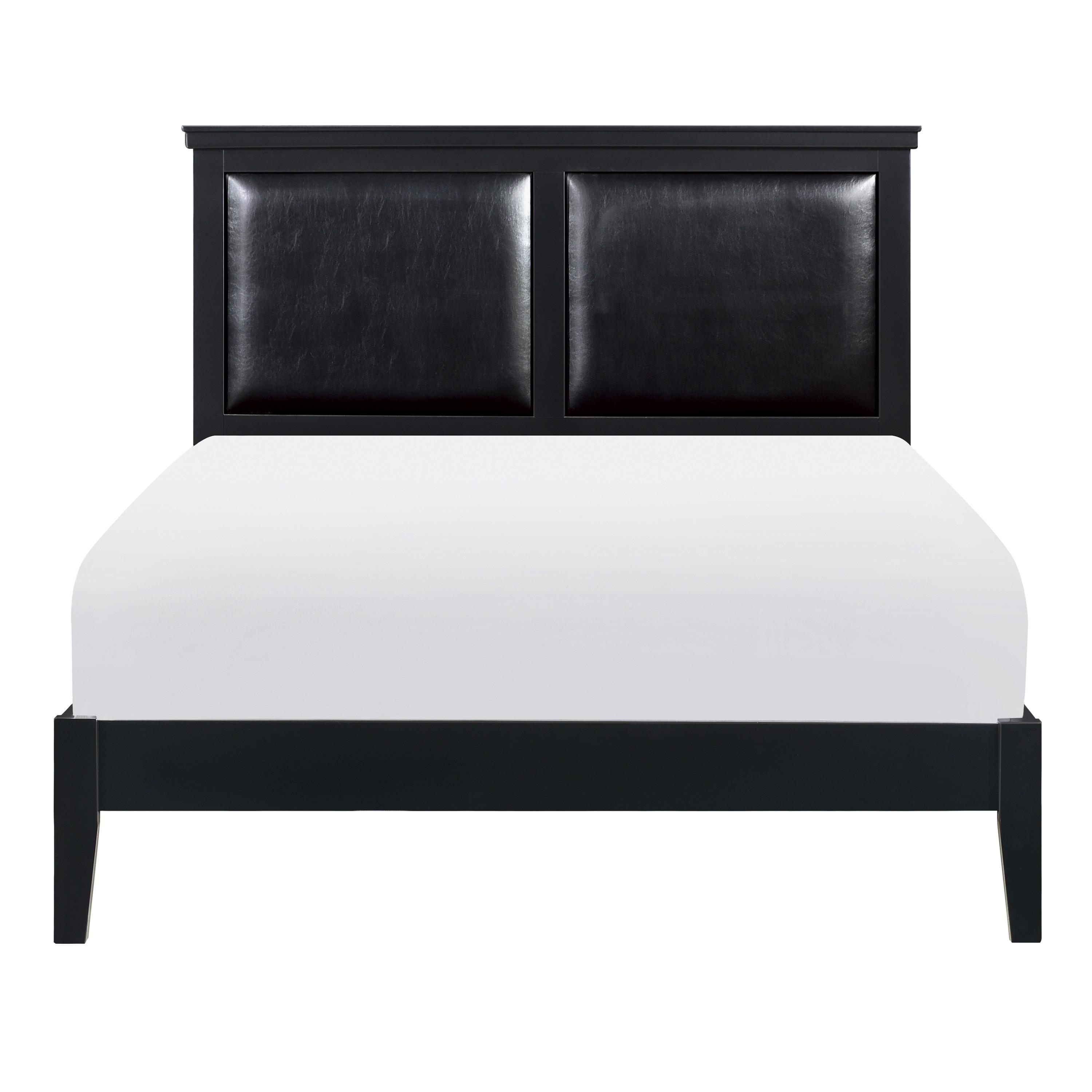 

    
Modern Black Wood CAL Bed Homelegance 1519BKK-1CK* Seabright
