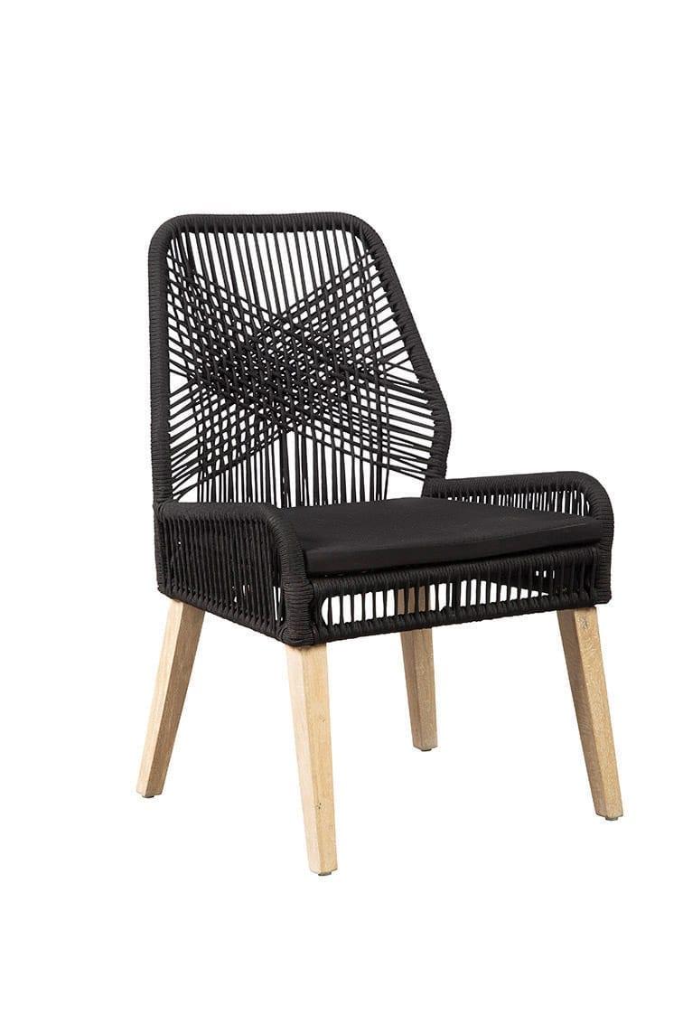 Modern Dining Chair Sundance 108632 in Black 