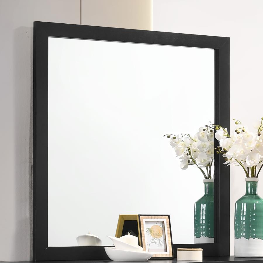 

    
 Photo  Modern Black Wood Dresser With Mirror 2PCS Coaster Kendall 224453
