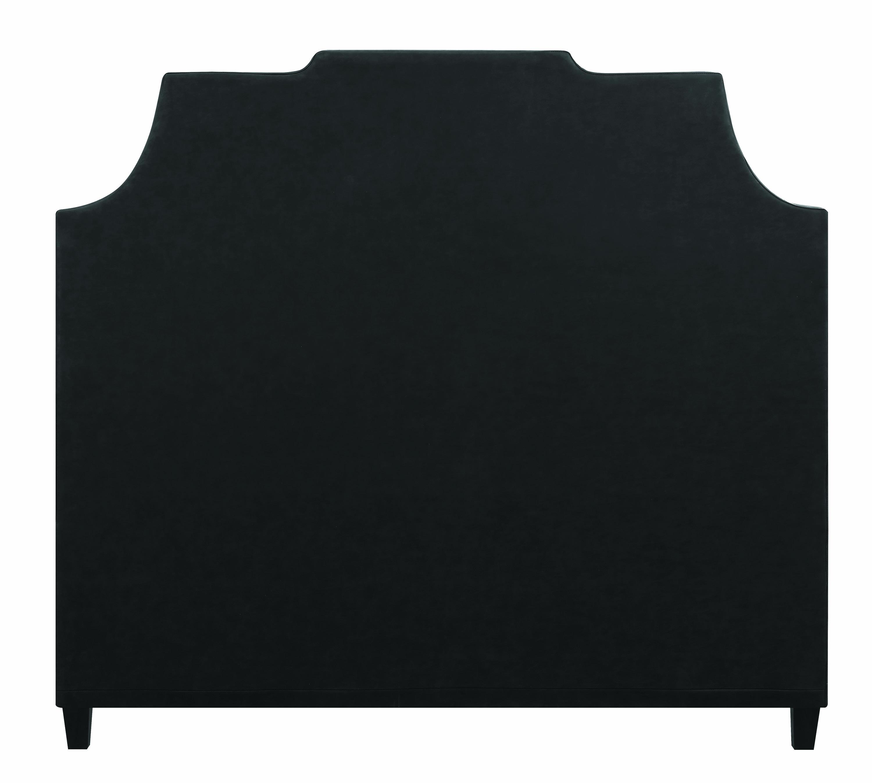 

    
Coaster Sinclair Platform Bed Black 301160KE
