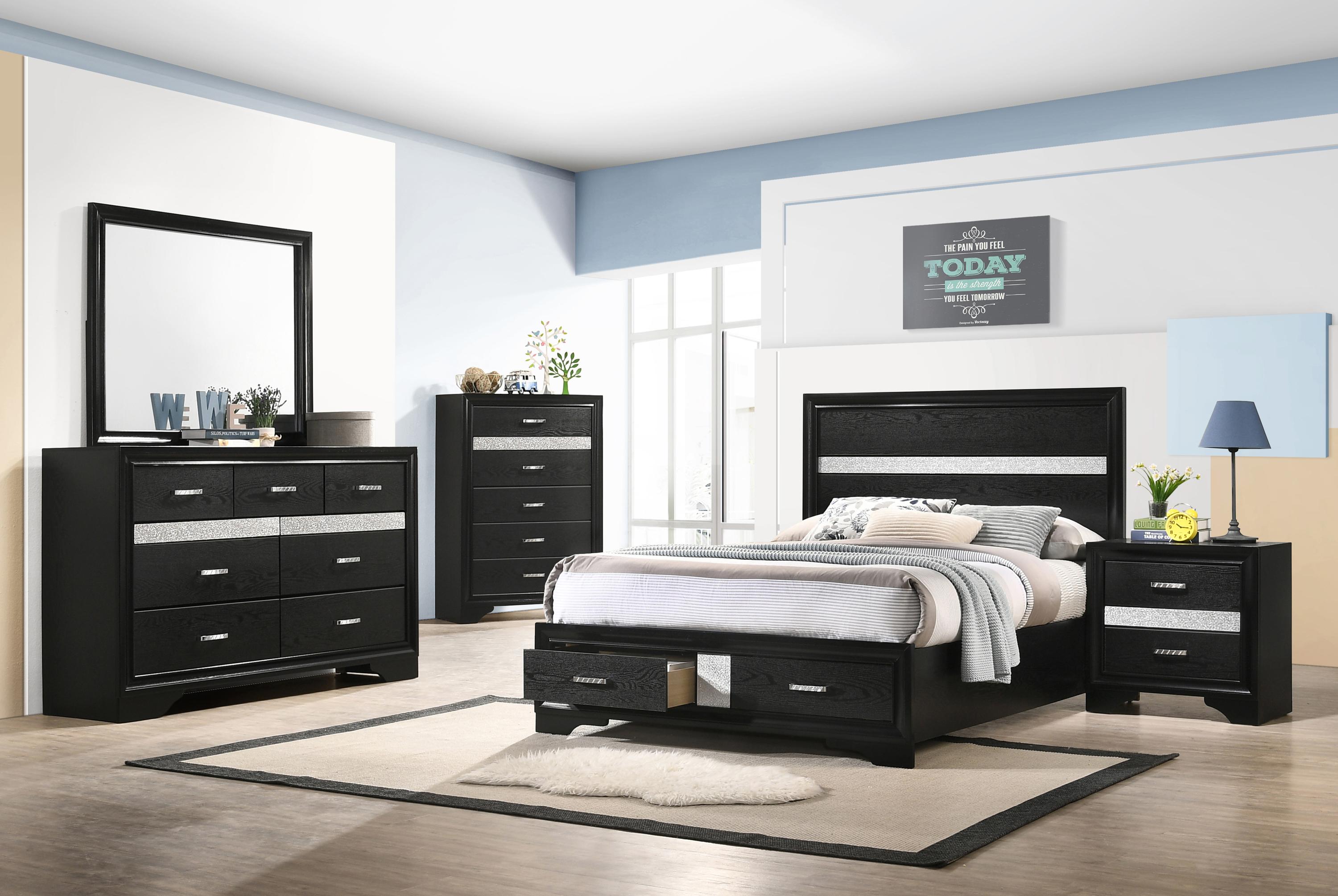 

                    
Buy Modern Black Wood Full Storage Bed Coaster 206361F Miranda
