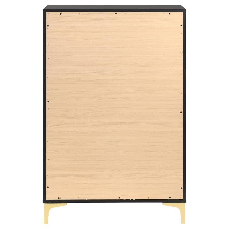 

                    
Buy Modern Black Wood King Panel Bedroom Set 6PCS Coaster Kendall 224451KE
