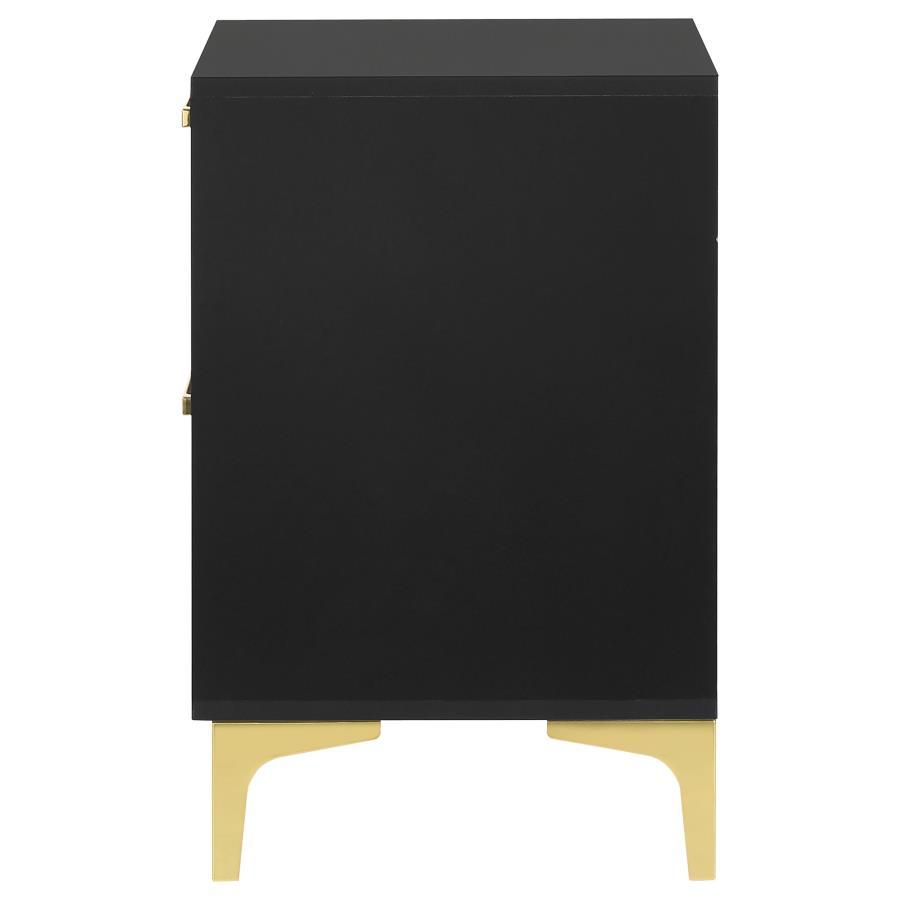 

                    
Coaster Kendall Nightstand 224452-N Nightstand Gold/Black  Purchase 
