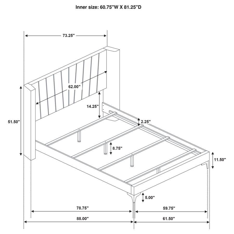 

    
301161Q Coaster Panel Bed
