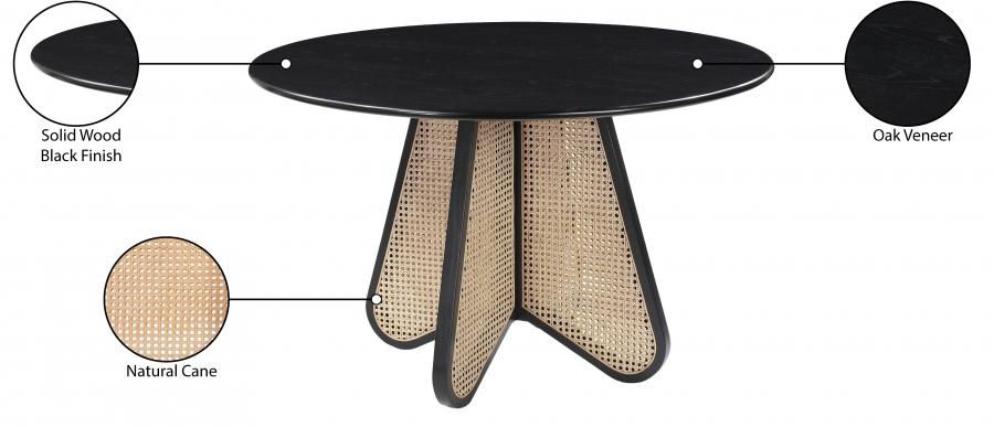 

    
705Black-T Meridian Furniture Round table
