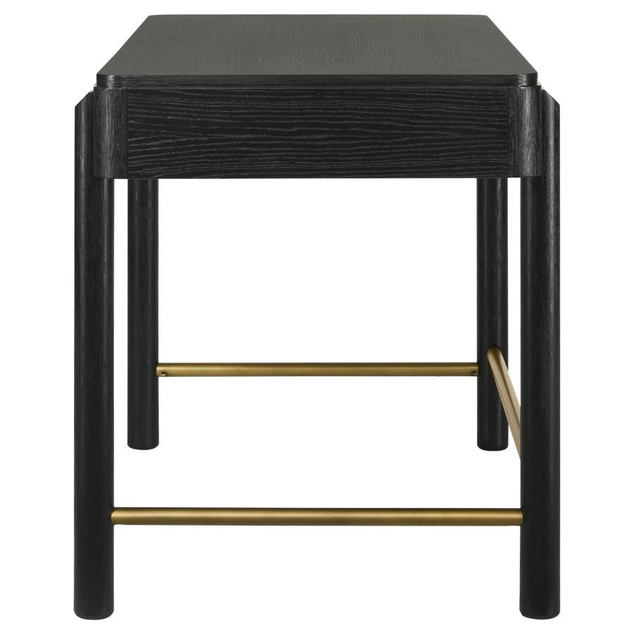 

    
 Order  Modern Black Wood Vanity Desk with Mirror Set 2PCS Coaster Arini 224337

