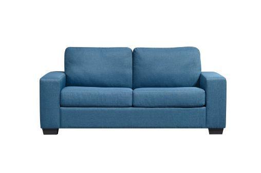 

    
Modern Blue  Fabric Futon Sofa by Acme Zoilos 57215

