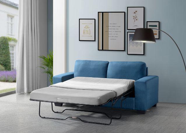 

                    
Buy Modern Blue  Fabric Futon Sofa by Acme Zoilos 57215
