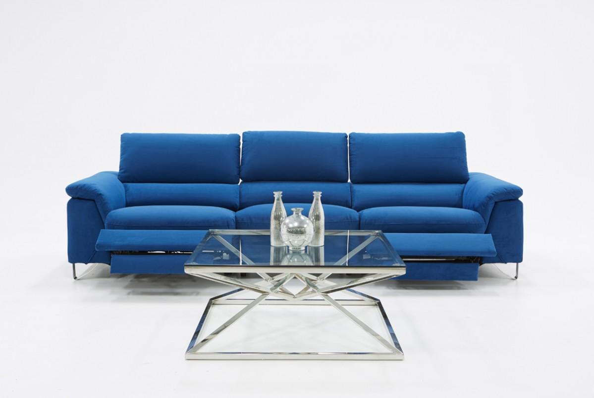 

    
Modern Blue Fabric Sofa w/ Electric Recliners VIG Divani Casa Maine SPECIAL ORDER
