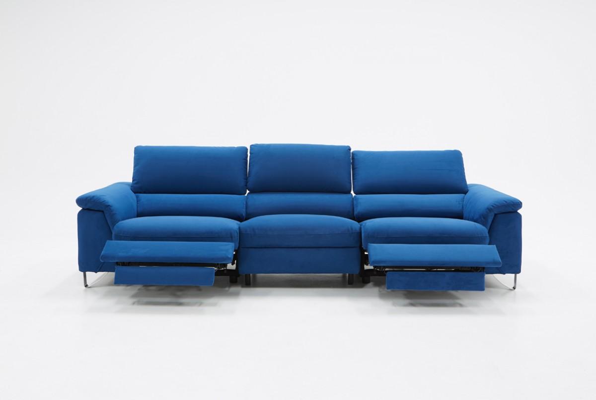 

    
Modern Blue Fabric Sofa w/ Electric Recliners VIG Divani Casa Maine SPECIAL ORDER
