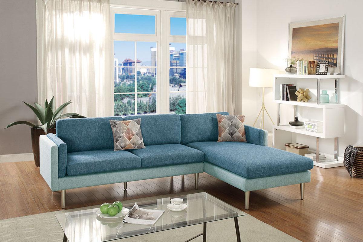 Poundex Furniture F6552 2-Pcs Sectional Sofa