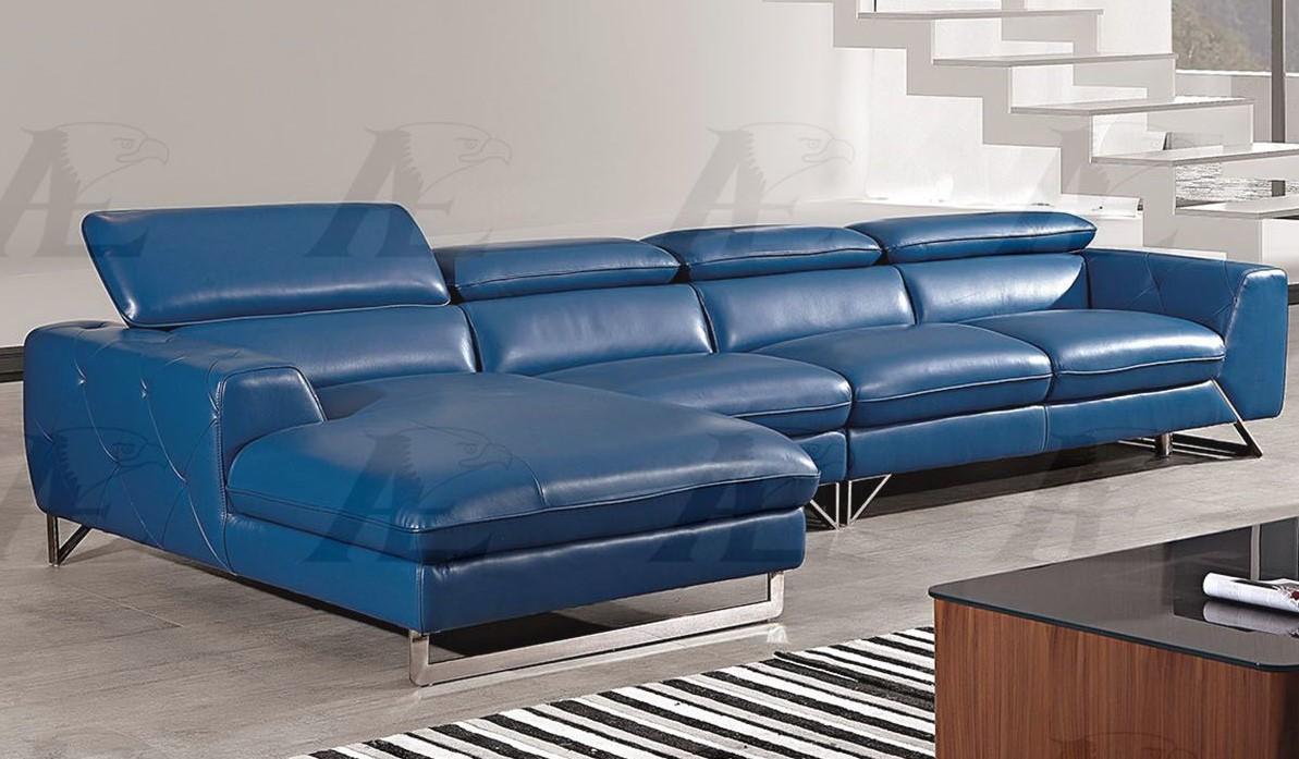 

    
American Eagle Furniture EK-L030-BLUE Sectional Sofa Blue EK-L030R-BLUE
