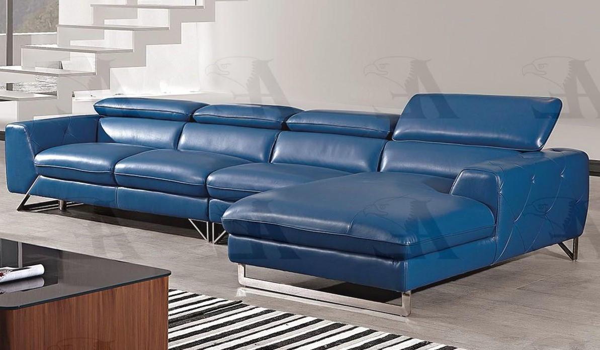 

    
American Eagle Furniture EK-L030-BLUE Sectional Sofa Blue EK-L030R-BLUE
