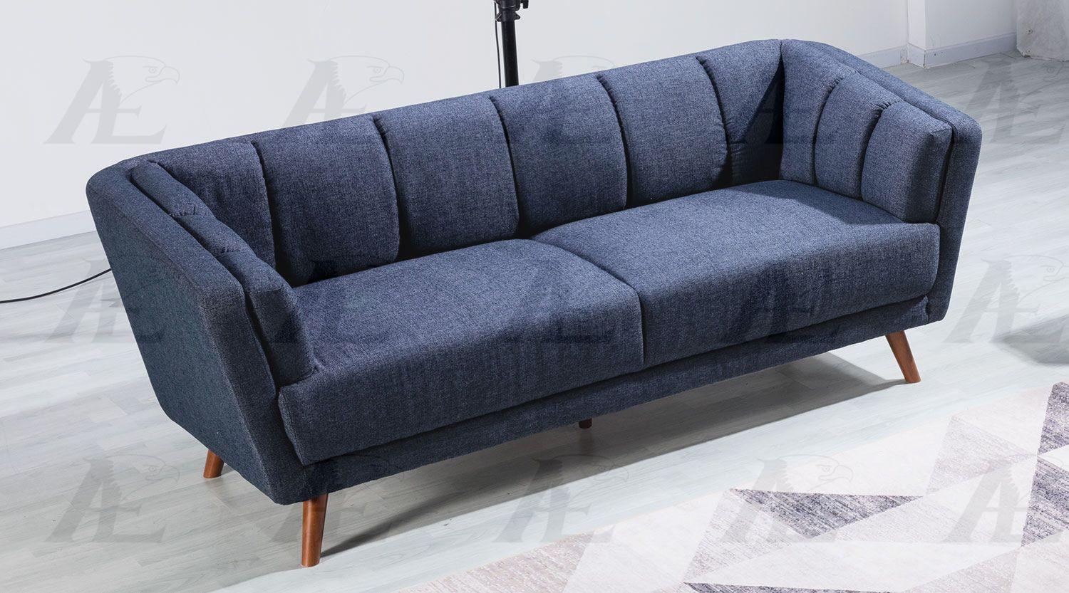 

    
American Eagle Furniture AE555 Sofa and Loveseat Set Blue AE555 -Set-2
