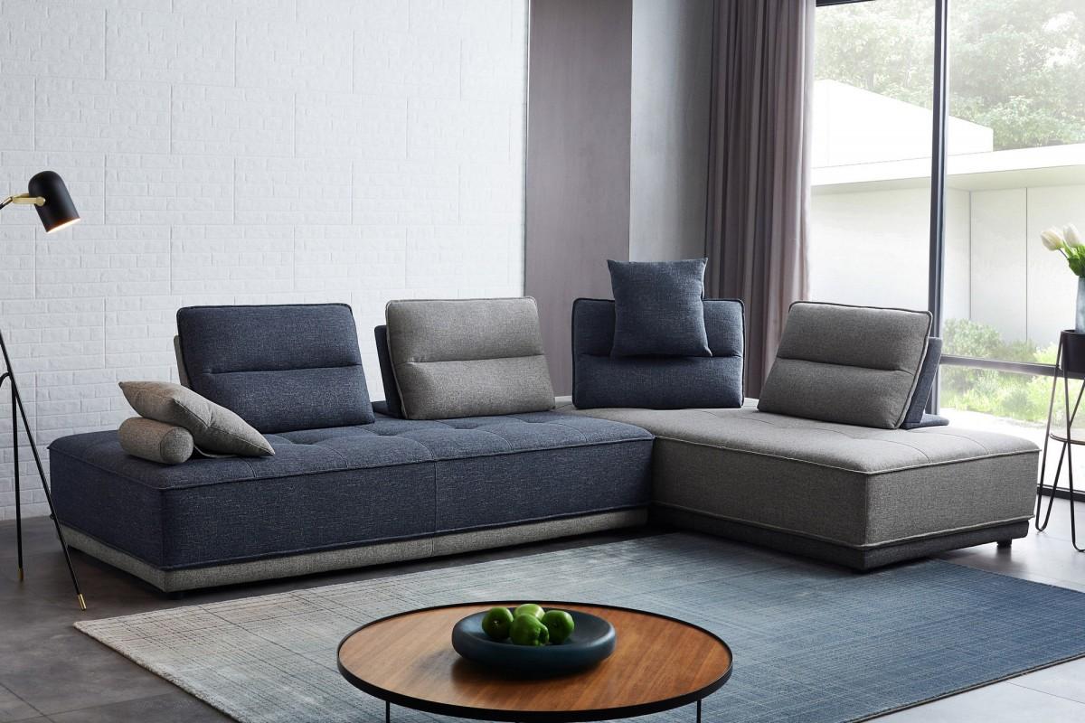 

                    
VIG Furniture Glendale Sectional Sofa Gray/Blue Fabric Purchase 
