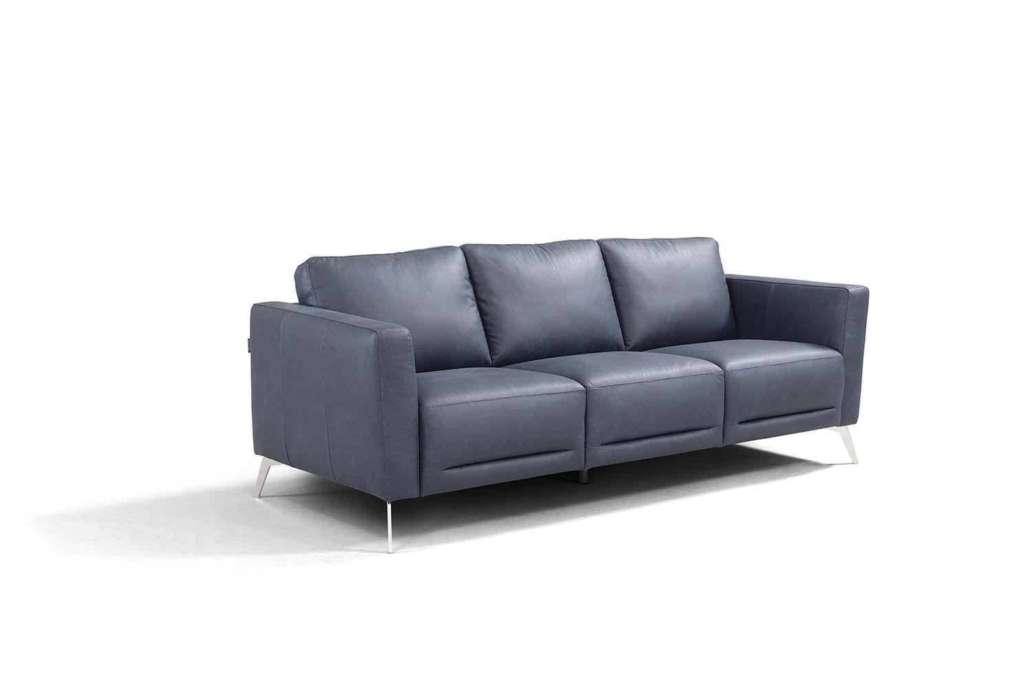 

    
Modern Blue Leather Sofa + Loveseat + Chair by Acme Astonic LV00212-3pcs
