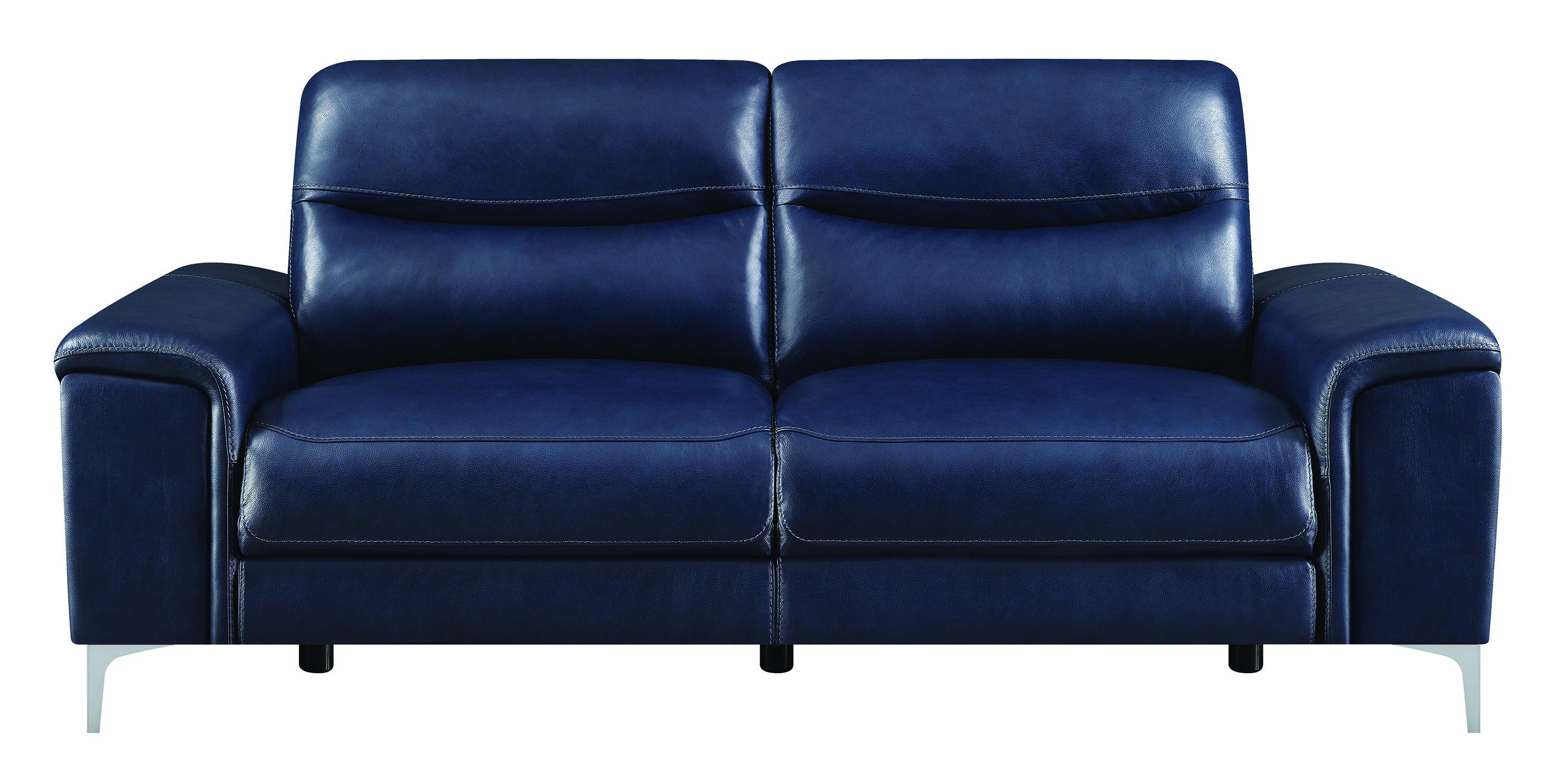 

        
021032459109Modern Blue Leather Upholstery Power sofa Largo by Coaster
